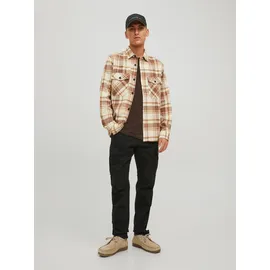 JACK & JONES Ace Tucker Ama Cargohose Black / Detail Solid 31 32