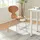 [en.casa] Esszimmerstuhl Kil Walnussoptik/Chromfarben beige 4er Set