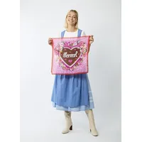 Codello Tuch mit Lebkuchenherz-Motiv pink Damen