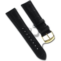 Festina Uhrenarmband Festina Herren Uhrenarmband 22mm, Herrenuhrenarmband aus Leder, Elegant-Style schwarz