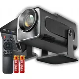 Mini Projektor Smart Tv Android 11 Wifi Bluetooth 300 Ansi 4K Hd, 50K Hrs. - Schwarz