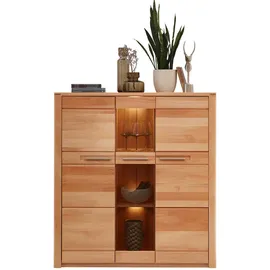 Innostyle Highboard 127 x 137 x 40 cm Braun