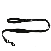 duvoplus duvoplus, Leine, Ultimate Fit on-The-Road Fashion Größe, 130 cm – 25 mm, Granit, Schwarz, Ultimative Komfortleine mit Sicherheitsgurtzunge