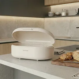 Siegwerk Metall Brotkasten PANEA M - 33 cm - sand beach - hellbraun
