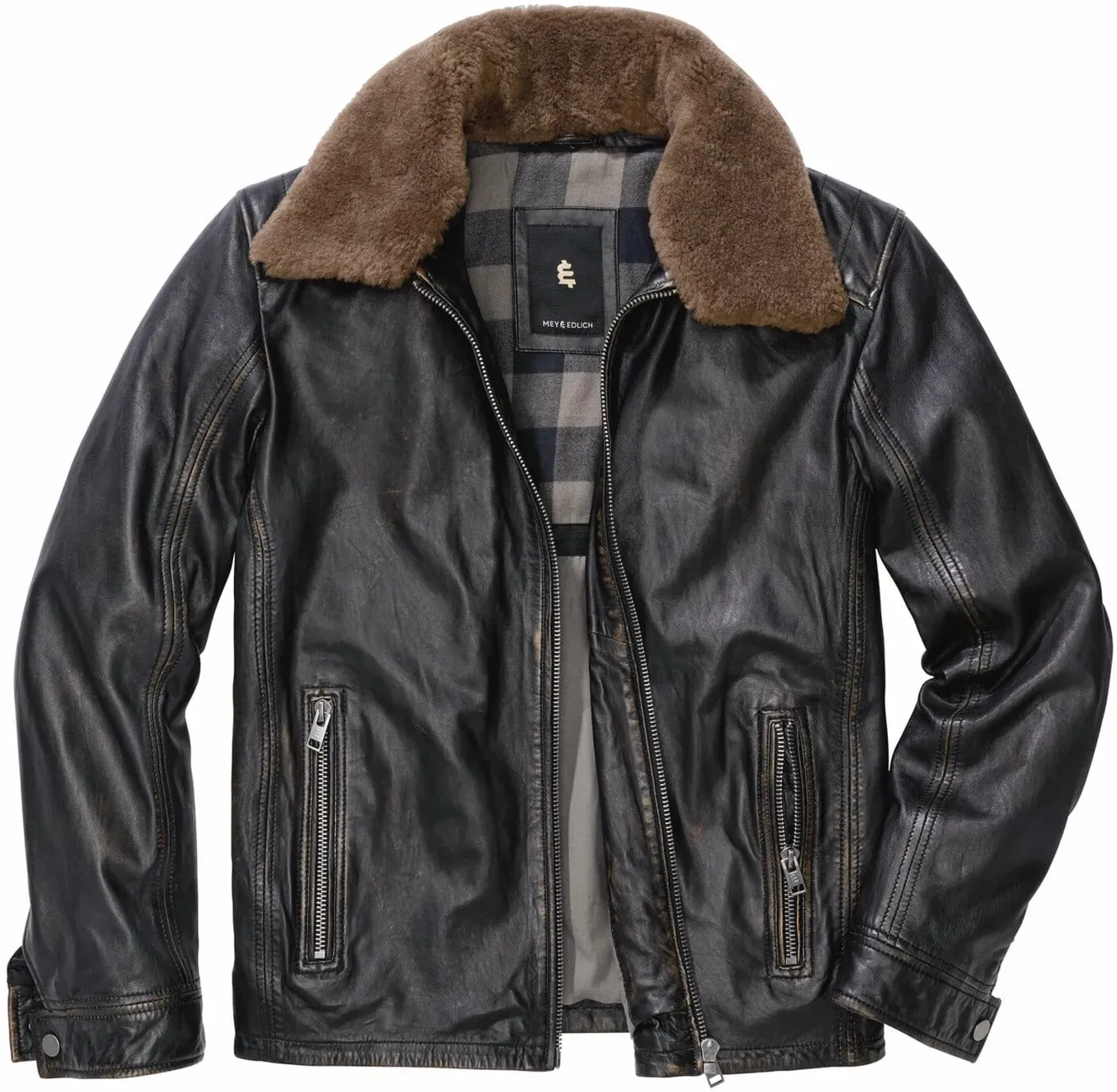 Lederjacke Aviator - 48