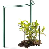 Novatool Strauchstütze halbrund 35 x 40 cm Grün