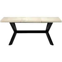 VidaXL Esstisch Weiß 180 x 90 x 75 cm