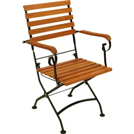 DEGAMO Gartenstuhl HOFGARTEN 56 x 0 x 87 cm braun 2 St.