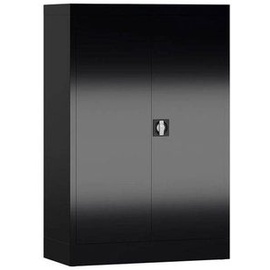 Classix Stahlschrank X-530299 tiefschwarz 80,0 x 38,0 x 120,0 cm, aufgebaut