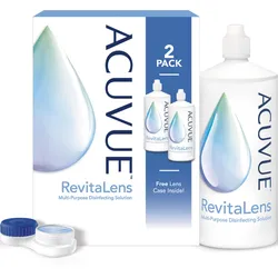 Acuvue RevitaLens Mpds SC 2x300ml+2 Lens Cases 2X300 ml