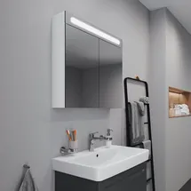 Duravit No.1 80 cm weiß mit LED-Beleuchtung