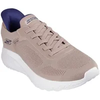 SKECHERS Slip-On Sneaker »BOBS SQUAD CHAOS-SOLID STEP«, Schlupfschuh, Slipper,