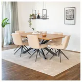 Home Deluxe Avencia 200 x 76 x 120 cm Light Oak