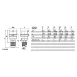 Bals Elektrotechnik 2142 2142 CEE Stecker 32.0A 4polig 400V 1St.