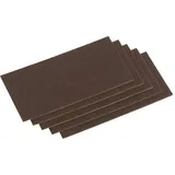 Metafranc WU0645426 Filzgleiter quadratisch, selbstklebend Braun (L x 200 mm x 100 mm 1 Set