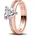 Pandora Doppelband Herz Ring 183100C01 Damenring
