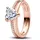 Pandora Doppelband Herz Ring 183100C01 Damenring