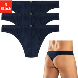 H.I.S. H.I.S String 3 Stk., aus weichem Baumwoll-Stretch blau