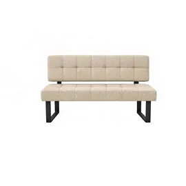 Home Affaire Polsterbank Mia Beige/Schwarz 141 x 64 cm