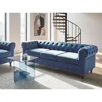 Beliani Sofa 3-Sitzer Chesterfield
