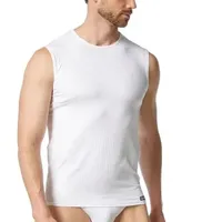 Bruno Banani Check Line 2 0 Tanktop Weiß Polyamid Large Herren