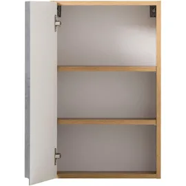 WELLTIME Hängeschrank "Sölden", grau (oxid beton), B:40cm H:64cm T:20cm, MDF, Schränke, Hängeschrank