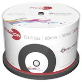 PrimeOn CD-R 80min/700MB, 52x, 50er Spindel Vinyl, Bedruckbar