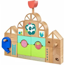 Selecta 62085 Holzbausteine Gewächshäuser, 34 Teile