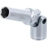 BGS Glühkerzen-Gelenk-Einsatz Sechskant Antrieb Innenvierkant 10 mm (3/8 Zoll) SW 10 mm