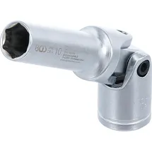 BGS Glühkerzen-Gelenk-Einsatz Sechskant Antrieb Innenvierkant 10 mm (3/8 Zoll) SW 10 mm