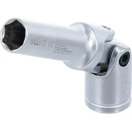 BGS Glühkerzen-Gelenk-Einsatz Sechskant Antrieb Innenvierkant 10 mm (3/8 Zoll) SW 10 mm