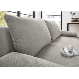 Jockenhöfer Schlafcouch Kunstleder 2-Sitzer Grau