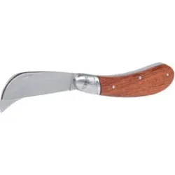 KS Tools Elektriker-Klappmesser, 1 Sichel- und eine gerade Klinge
