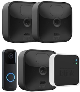 Blink Outdoor 3 Überwachungskamera mit Sync Module + Blink Doorbell