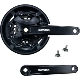 Shimano FC-MT101 Kettenradgarnitur Schwarz Einheitsgröße