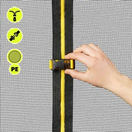 HyperMotion Kindertrampolin 244 cm Schwarz