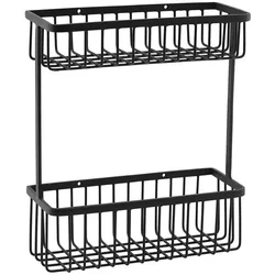 House Doctor - Basket Badezimmer Aufbewahrung, double / schwarz