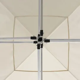 vidaXL Profi-Partyzelt 3 x 3 m inkl. 4 Seitenteile Creme