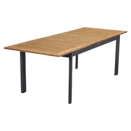 LC Garden Unicamo Ausziehtisch 180 x 90 x 75 cm Aluminium/Teak Natur