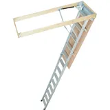 Vevor Klappbare Dachbodenleiter aus Aluminium verstellbar, tragbar, Dachbodentreppe, Decke