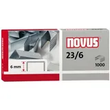 Novus Heftklammern 23/6 Silber 1000 St.