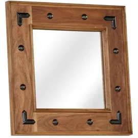 vidaXL Spiegel 50 x 50 cm Braun