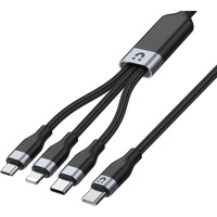 Unitek USB C – USB C/Lightning/Micro USB (1.50 m, USB 3.1), USB Kabel