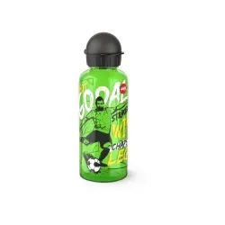 EMSA Teens Tritan Trinkflasche, 0,6 Liter N30605 , 1 Trinkflasche, Motiv: Fußball