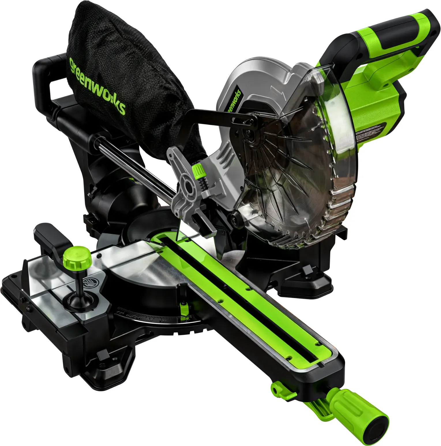 Greenworks Tools EU POWERALL 24V Kapp- und Gehrungssäge – Ohne Akku