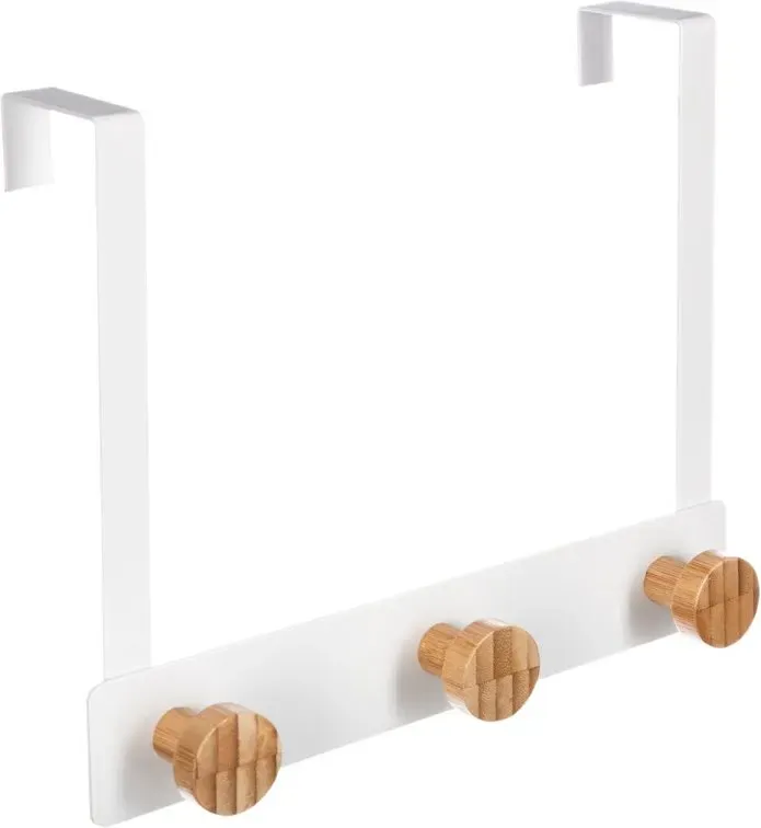3-Haken Weißer Natureo Türhaken