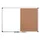 Bi-Office Kombitafel 150 x 120 cm braun/weiß