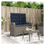 vidaXL Gartenbank 100 x 93 x 105 cm Grau