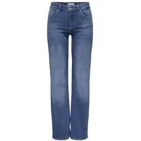 Only Onlblush Mid Straight Fit Jeans aus Modell 'BLUSH', Jeansblau, L/32