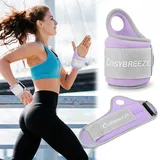 Cosybreeze Gewichtsmanschetten Hand Frauen Männer Gewichtsmanschetten Handgelenk Gewichte für Arme 2,5kg1 Paar Handgewichte Armgewichte für Fitnessstudio, Bewegung, Laufen, Joggen, Hellviolett